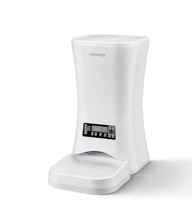 DOGNESS Comedero automático para perros grandes de 9L, dispensador automático de comida con temporizador y control de porciones, grabación de voz, funcionamiento con batería y red