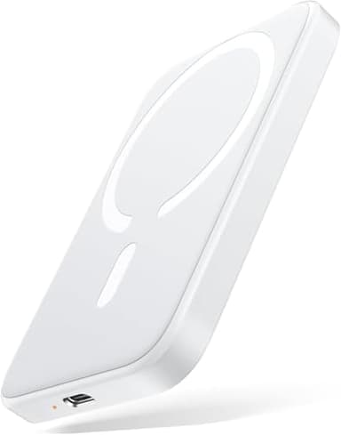 Inalámbrico Power Bank, Magnético Batería Externa 10000mAh, Cargador Inalámbrico 20W Cargador Portátil Carga Rápida, Bateria Portatil Powerbank para iPhone 17 16 15 14 13 12 Series Samsung Android