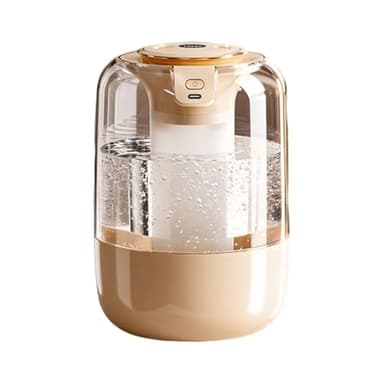 Humidificador Para Dormitorio - Pantalla Digital Silenciosa 2 Salidas - Humidificador De Aire Ultrasónico Para Dormitorio - Para Sala Grande Guardería Bebé Oficina Casa Apartamento