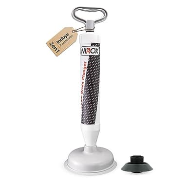 Nirox Desatascador Ventosa - Desatascador émbolo de inodoro de alta presión - Desatascador tuberias manual de vacío de alta succión - Desatascador de desagüe con potente aire a presión