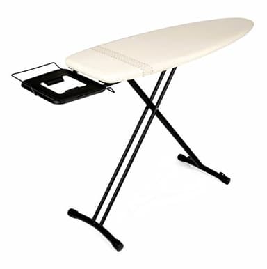 Tabla de planchar profesional StarBigVIP 130x47 cm XXL – Estructura reforzada y estable, altura regulable con ruedas – Ideal para centros de planchado y uso intensivo – Fabricada en Europa
