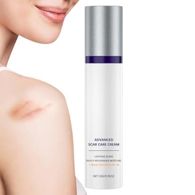 Crema para cicatrices de quemaduras | Crema para heridas | Eliminador de manchas hidratantes 30 para el cuerpo y la cara queloide protuberancia cesárea