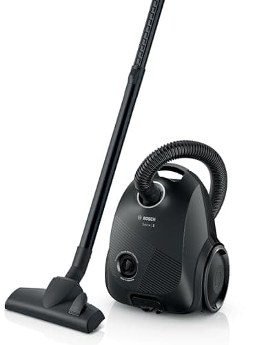 Bosch - Serie 2 Aspirador de Trineo con Bolsa, 3.5 litros, 80 Decibeles, Negro, BGBS2LB1