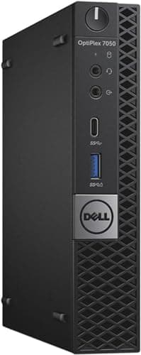 Dell Optiplex 7050 Mini PC Ordenador de escritorio (reacondicionado) CPU Intel Core i5-6400T, Memoria RAM 8 GB, Disco SSD 240 GB, Windows 11 Pro, HDMI, Wi-Fi