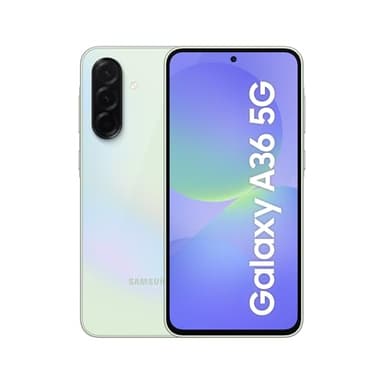 Samsung Galaxy A36 5G 128GB Teléfono Móvil, 6GB RAM, 50MP Cámara, Lima, Garantía del Fabricante 3 Años + 1 Año Extra