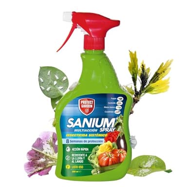 Spray Insecticida Sistémico | Protección contra Pulgones, Cochinilla Algodonosa, Mosca Blanca y Cicadélidos | Resistente a Lluvia y Riego | Acción Rápida | 800 ml
