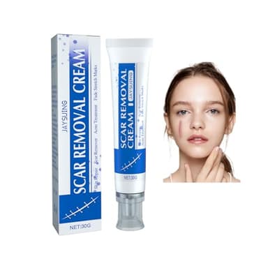 Crema de eliminación de cicatrices, ayuda a reducir la apariencia de cicatrices antiguas y nuevas, tratamiento de cicatrices para cara y cuerpo, crema reparadora para cicatrices, cesárea, cirugía