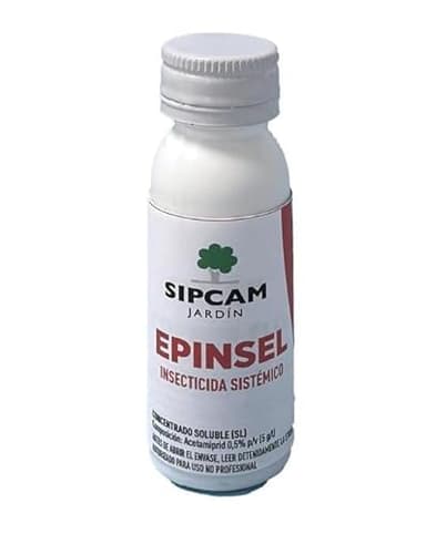 Epinsel 25 ml - Sipcam. Insecticida sistemico de amplio aspectro a base de Acetampird 0.5%. Contra pulgon, mosca blanca y escarabajos