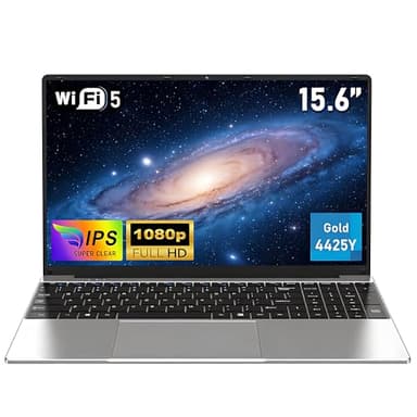 FUNYET 2026 Nuevo Ordenador Portátil,PC Portátil de 15,6 Pulgadas, 16 GB de RAM, 256 GB de SSD,Laptop Pentium Gold 4425Y,IPS FHD 1920 x 1080, batería de 5000 mAh, WiFi 5, USB 3.0