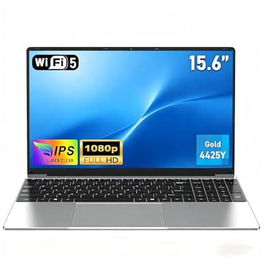 FUNYET 2026 Nuevo Ordenador Portátil,PC Portátil de 15,6 Pulgadas, 16 GB de RAM, 512 GB de SSD,Laptop Pentium Gold 4425Y,IPS FHD 1920 x 1080, batería de 5000 mAh, WiFi 5, USB 3.0