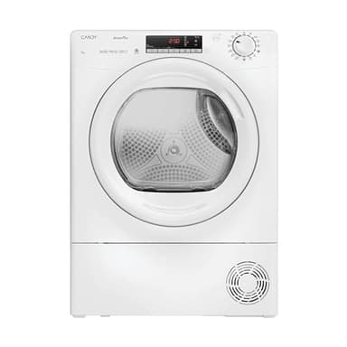 Candy Smart Pro CRO EH9N2TE-S, Secadora 9KG, Bomba de Calor, Panel Smart Touch, WiFi, App hOn, 14 Ciclos, 3 Rápidos, Certificado Secado Lana, Snap & Dry, Inicio Diferido 24H, 64DB, Blanco