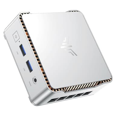 NiPoGi Pinova P2 Mini PC AMD Ryzen 3300U W-11 Pro(Defeat N97/N150,hasta 3,5GHz),16GB DDR4 512GB SSD Mini Ordenadores,4K@60Hz Triple Display HDMI+Type-C+DP,WiFi 5/BT 4.2,Micro PC para Escuela/Negocios