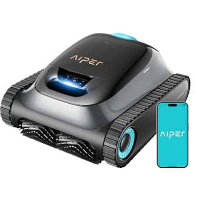 (2026 Upgrade) AIPER Scuba S1 Robot Piscina Limpiafondos y Paredes, Aspirador Piscinas Fondos con Batería Mejorada 270 min, Navegación Smart de Alta Precisión, Filtración Ultrafina + App y OTA