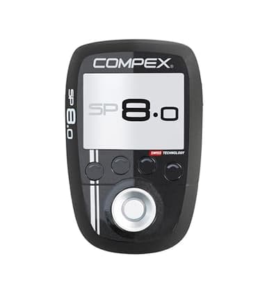 Compex SP 8.0 - Electroestimulador Muscular inalámbrico, EMS,TENS y Masaje - 4 Canales Independientes, 999 Niveles de Intensidad y 40 programas - Compatible con App Coach - Sensor MI Integrado