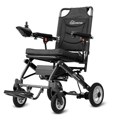 Solo 13 Kg. Ligero Silla De Ruedas Eléctrica Para Adultos, Plegable, Ligera Y Motorizada, 400 W Con Motor Dual