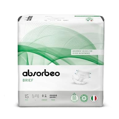 Maxi pañal panty - Dispositivos absorbentes para incontinencia severa, unisex, talla L (15 piezas por paquete)