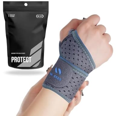 Muñequera Ambidiestra Ortopédica, Especial para Muñeca Abierta, Tendiditis y Esguince. Diseño Anti Rozaduras. Compresion Ajustable. Cómoda Y Transpirable. Muñequera Tunel Carpiano. (Gris Oscura)