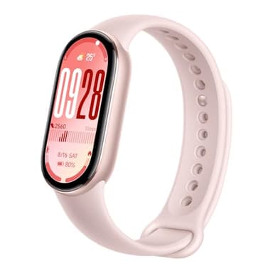 Xiaomi Smartband 10, Pulsera de Actividad, Reloj Inteligente, Pantalla AMOLED de 44mm Carga rápida, 150+ Modos Deportivos, Monitorización de Salud y sueño, HyperOS 2.0, Impermeable 5ATM, Brújula, Rosa