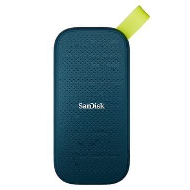 SANDISK Portable SSD 1TB (Estado Solido, hasta 800 MB/s de Velocidad de Lectura, protección contra caídas de hasta Dos Metros, Gancho de Goma) Monterey
