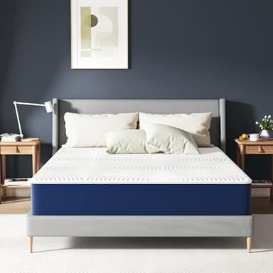 Matoresu - Colchón de 135 x 190 cm, Grado de dureza H3, Altura de 25 cm, colchón ergonómico de Espuma fría con 7 Zonas, Certificado Öko-Tex, Alivia la Espalda, con Funda de Tela extraíble