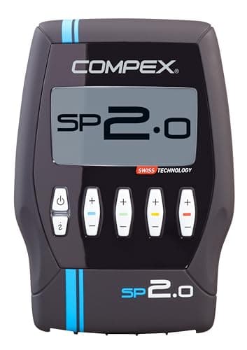 Compex SP 2.0 - Electroestimulador Muscular, EMS, Tens y Masaje - 4 Canales Independientes - 999 Niveles de Intensidad - 20 programas - Compatible con la App Coach - Sensor MI