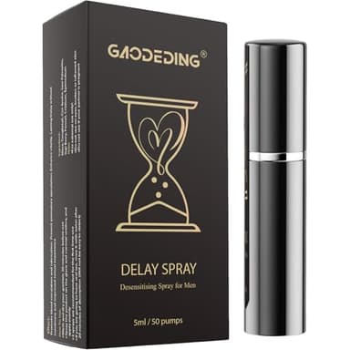 Spray Retardante Eyaculación - Prolonga el Placer y Dura Más en la Cama con Fórmula Desensibilizante de Acción Rápida, Envase Discreto y Portátil 5ml