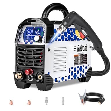 Reboot Cortador de Plasma Baja Frecuencia 40A 230V IGBT – Encendido Piloto Sin Contacto, Corte Máx. 25 mm, Modo 2T/4T para Acero Inoxidable, Cobre, Latón – RBC4000LF
