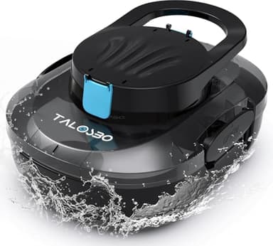 TALOSBO S1PRO (2026 Upgrade) Robot Limpiafondos Piscina, Doble Motor Robot de Piscina, 120 Min de Limpieza, con Filtración de 180μm, Estacionamiento Auto, para Piscinas Elevadas 100 m²