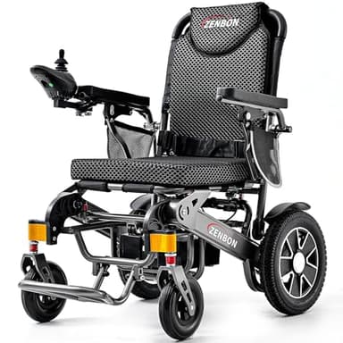 Silla de Ruedas Eléctrica Plegable Automática: 35KM silla Ruedas Electrico para Personas Mayores - 700W Silla de Ruedas Eléctrica con Reposabrazos Móviles Hasta 150KG
