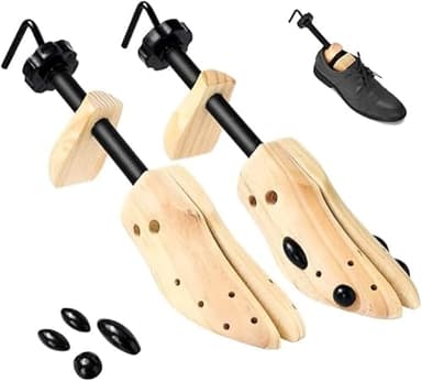 Nicoone Genérico Hormas para Zapatos,2-Vías Ajustable Horma Zapatos Hombre Mujer,Horma Para Ensanchar Zapatos de Pino,Horma Zapatos para Hombre y Mujer (1, 38-41)